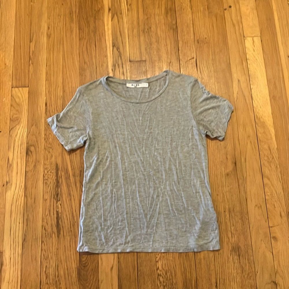 NA-KD grey basic t-shirt size small